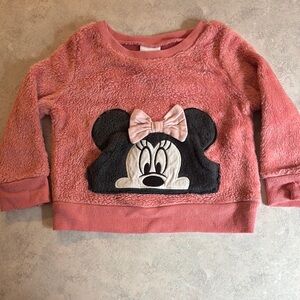 Disney Minnie Mouse Pink Fleece Hoodie